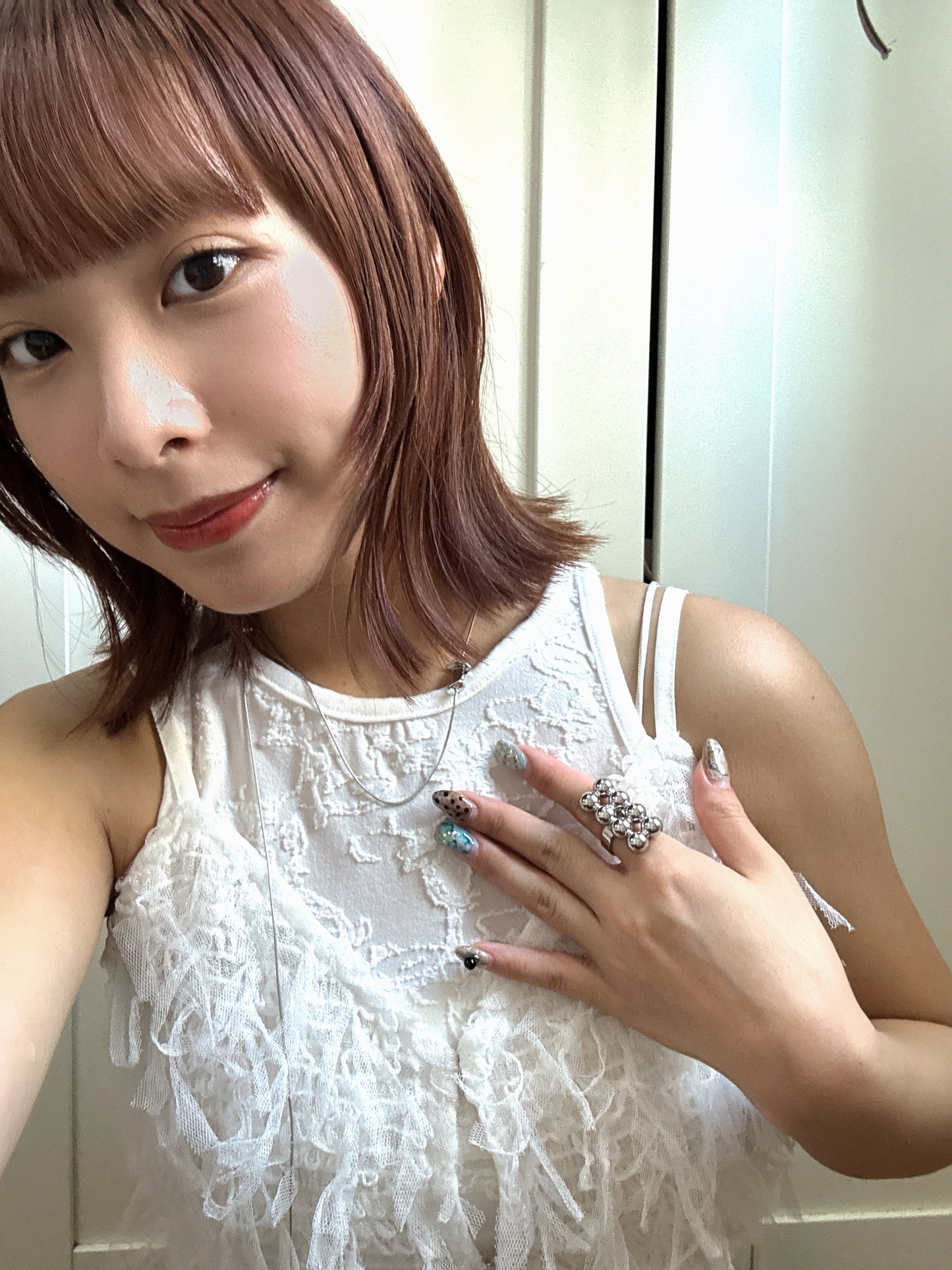 日系！長珠珠開口RING