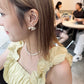 Model pick 氣質感細珠珠重疊耳環