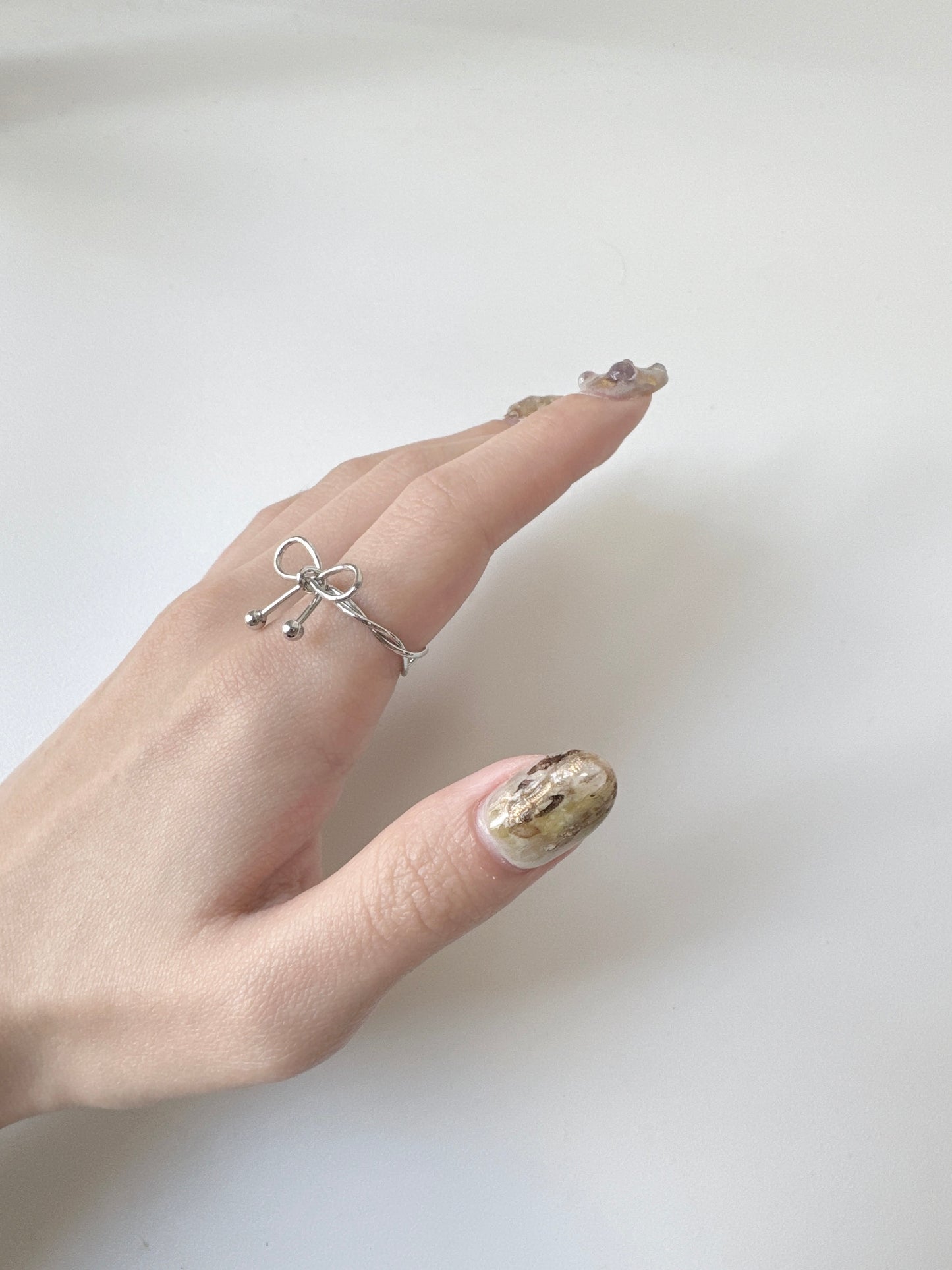 開口款！扭扭邊RIBBON RING