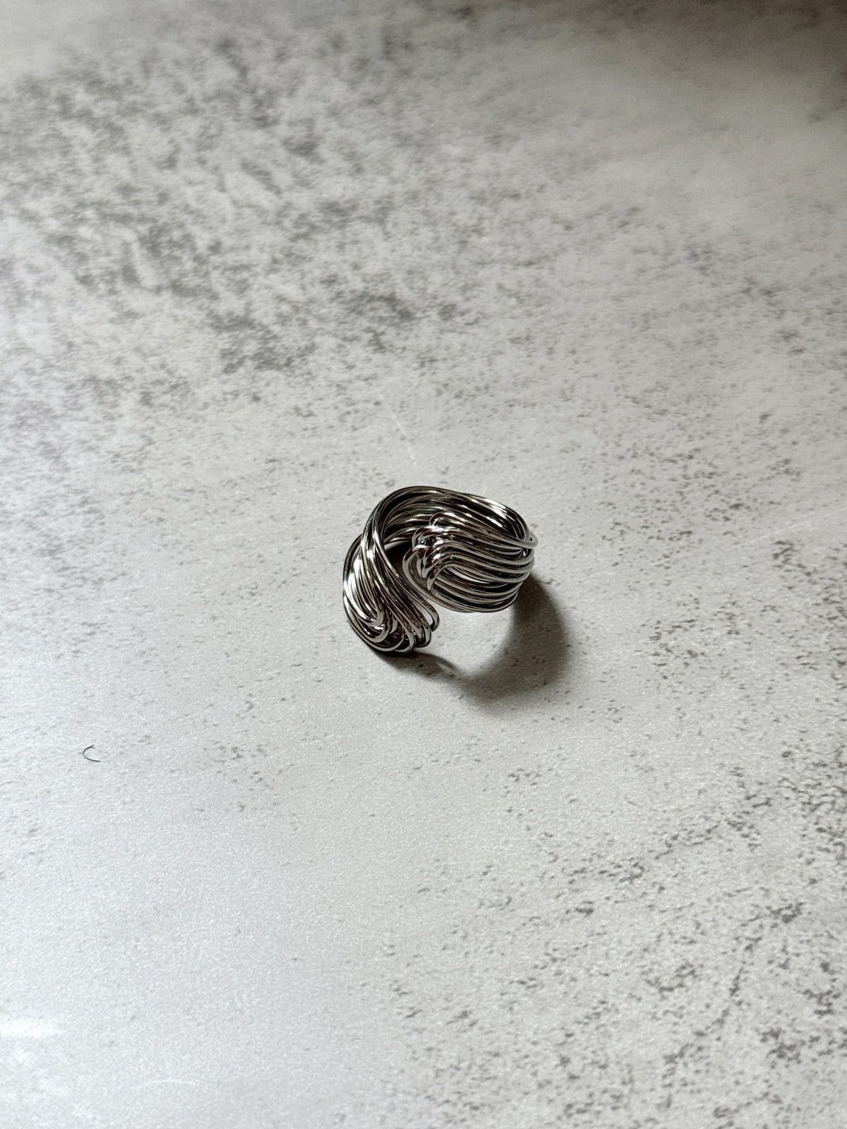 重疊S線條RING