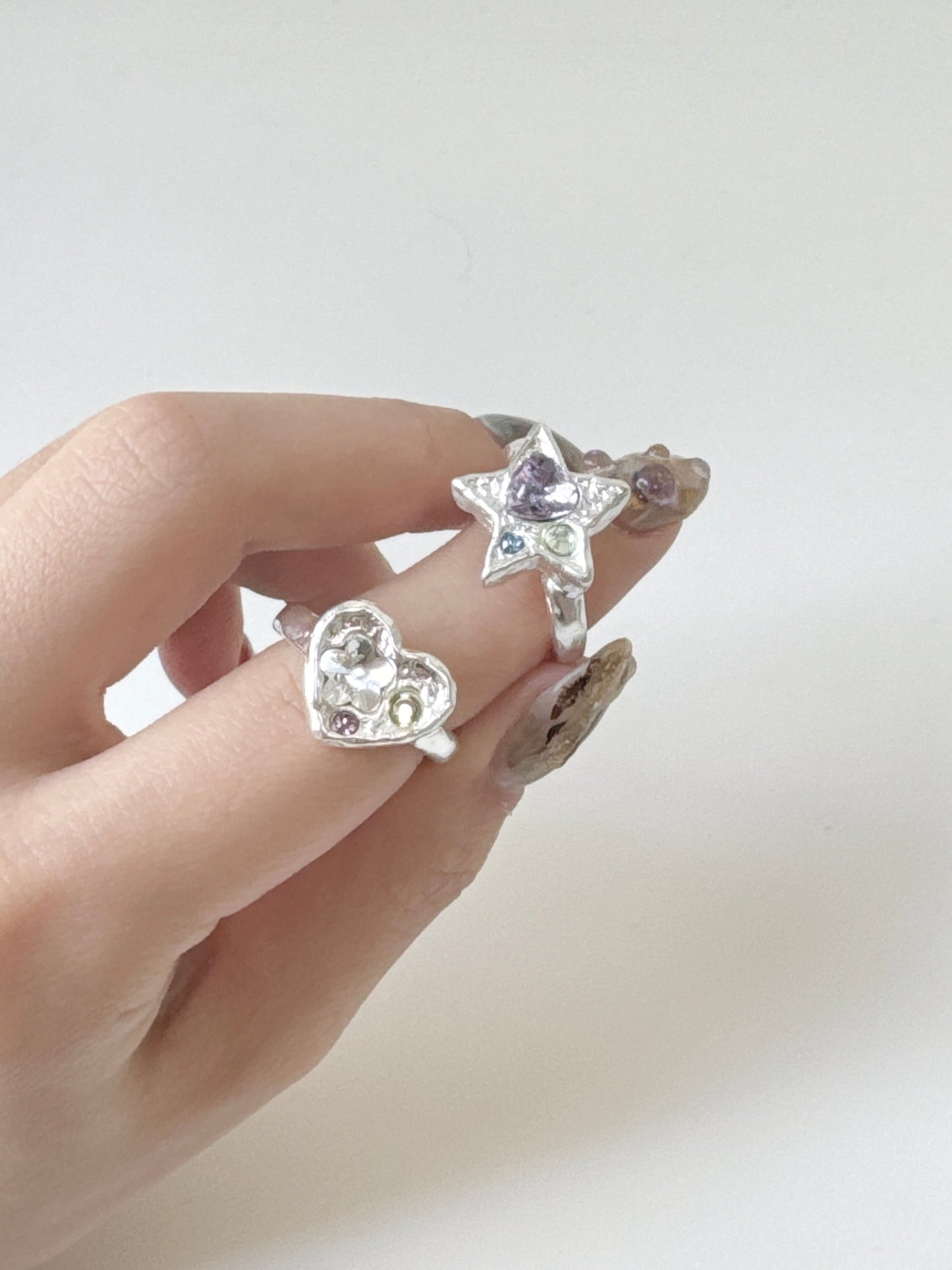 寶石形狀RING(心心/星形)