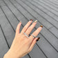雙層拼接簡約RING
