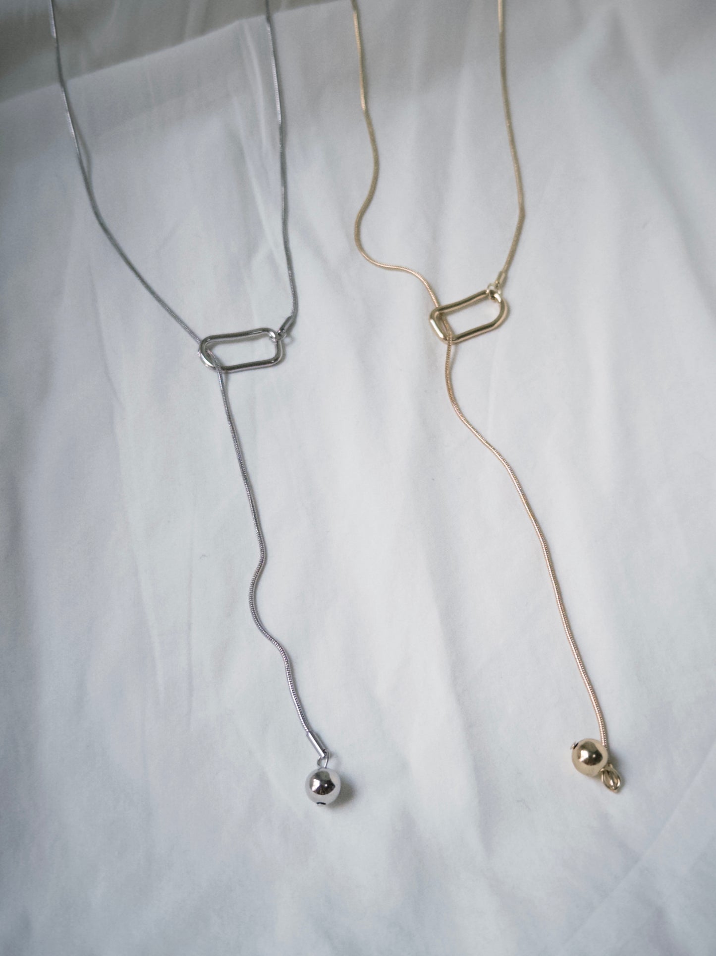 方框吊珠長頸鏈