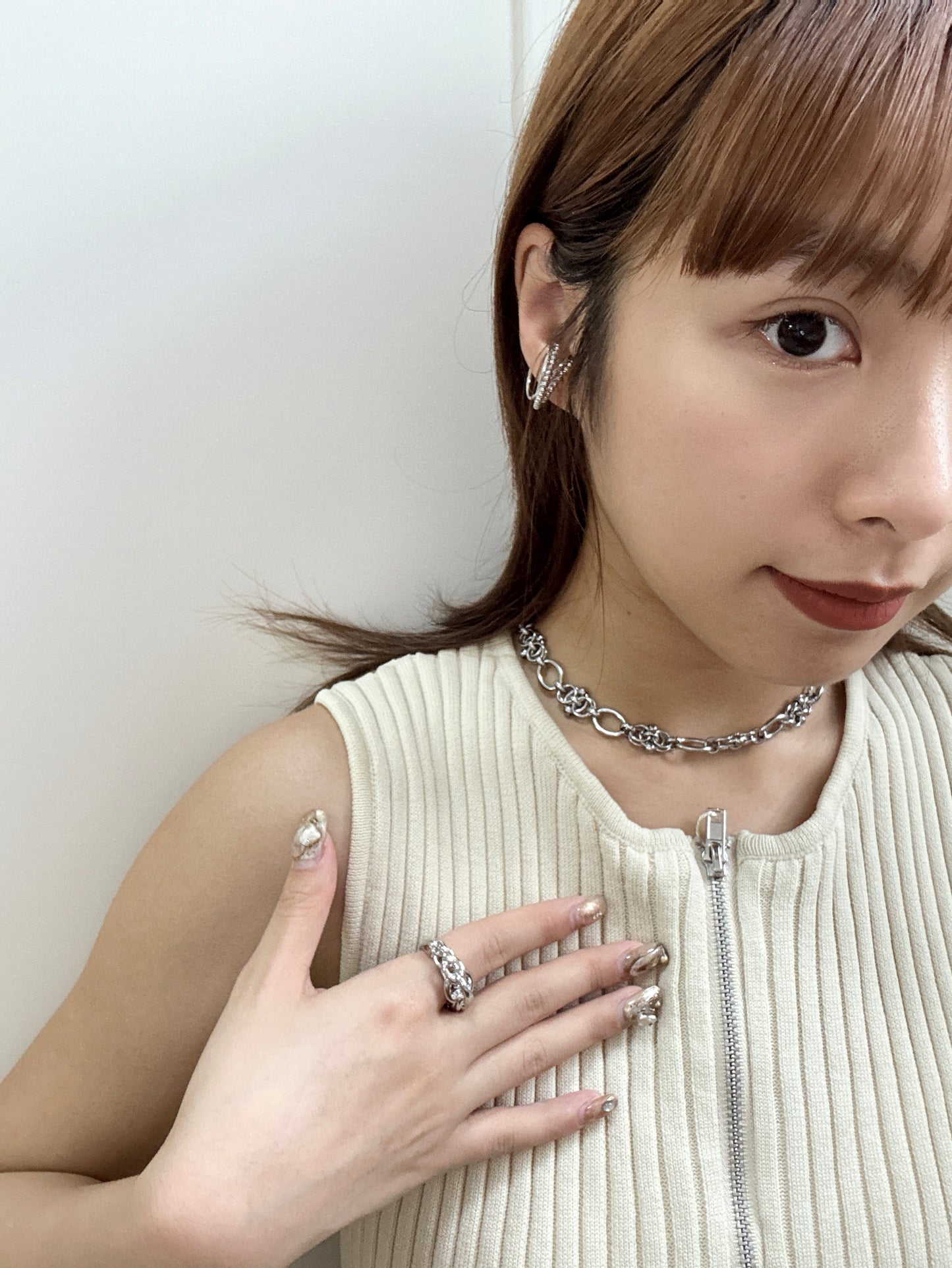 珠珠交叉圈EARCUFF