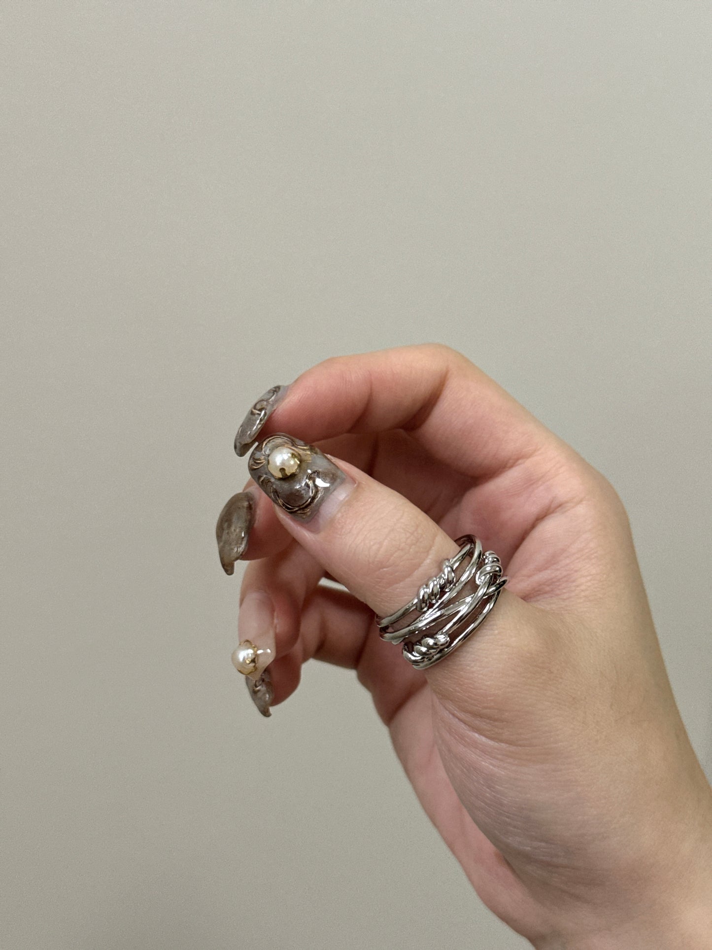 Basic橫條扣扣RING