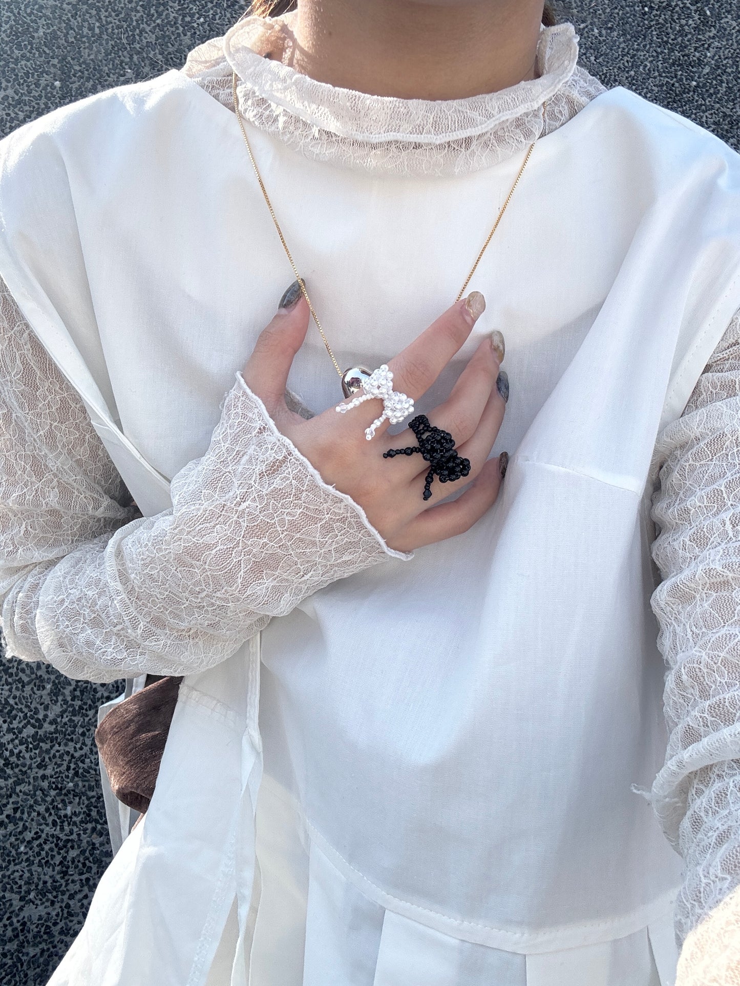 勁靚靚的珠珠RIBBON RING