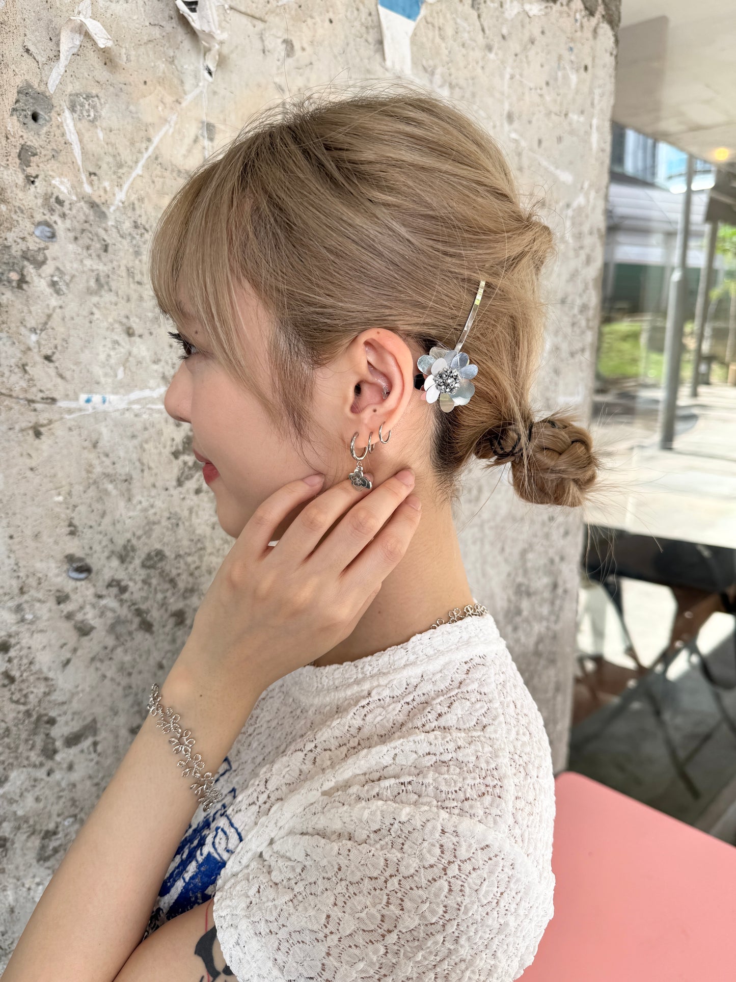 本月必買款⋆.˚⊹⁺特別扭花花手鏈