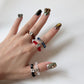 Must have⟡˖·質感碎石彩珠珠RING