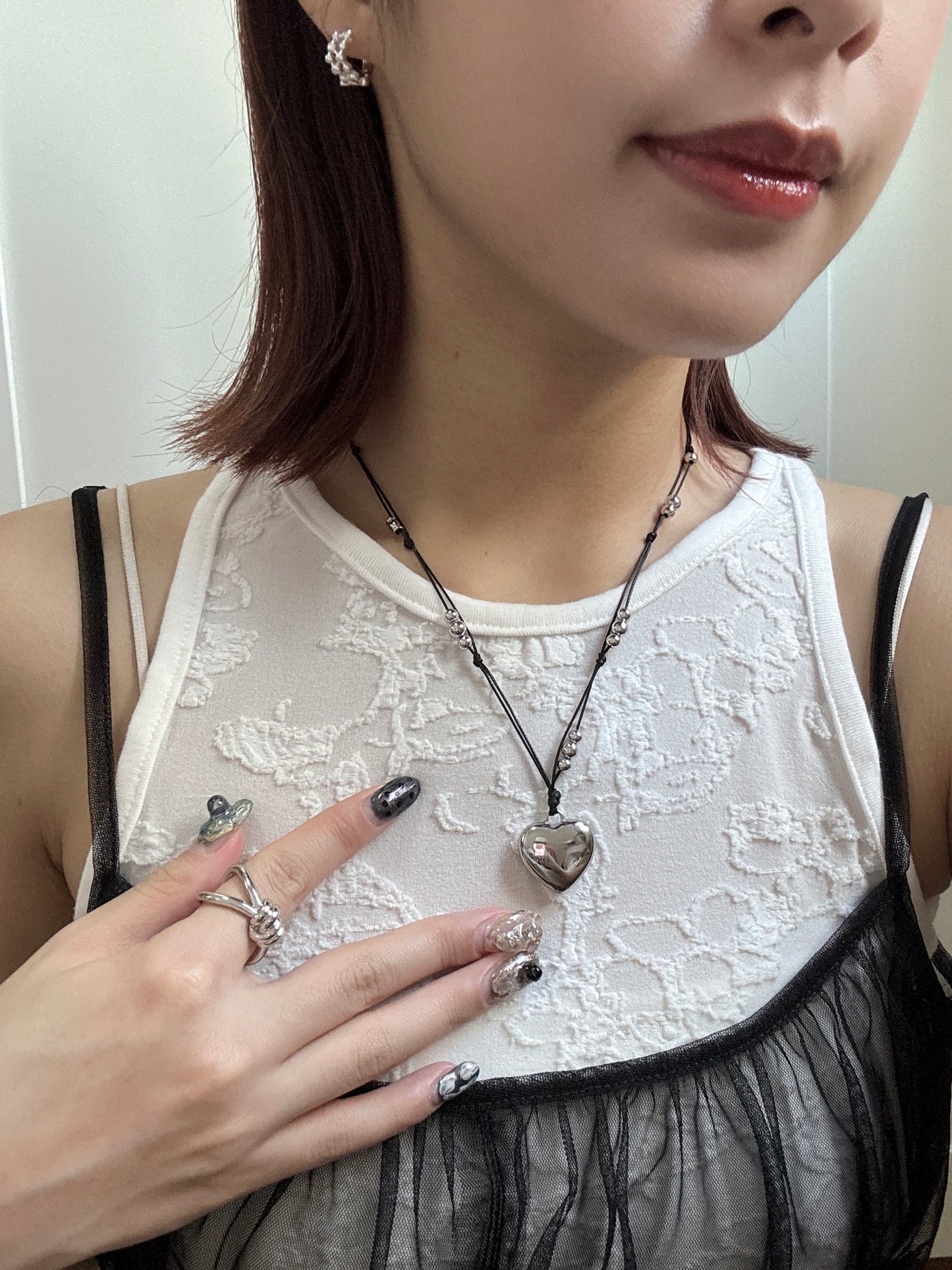 推！交叉線條RING