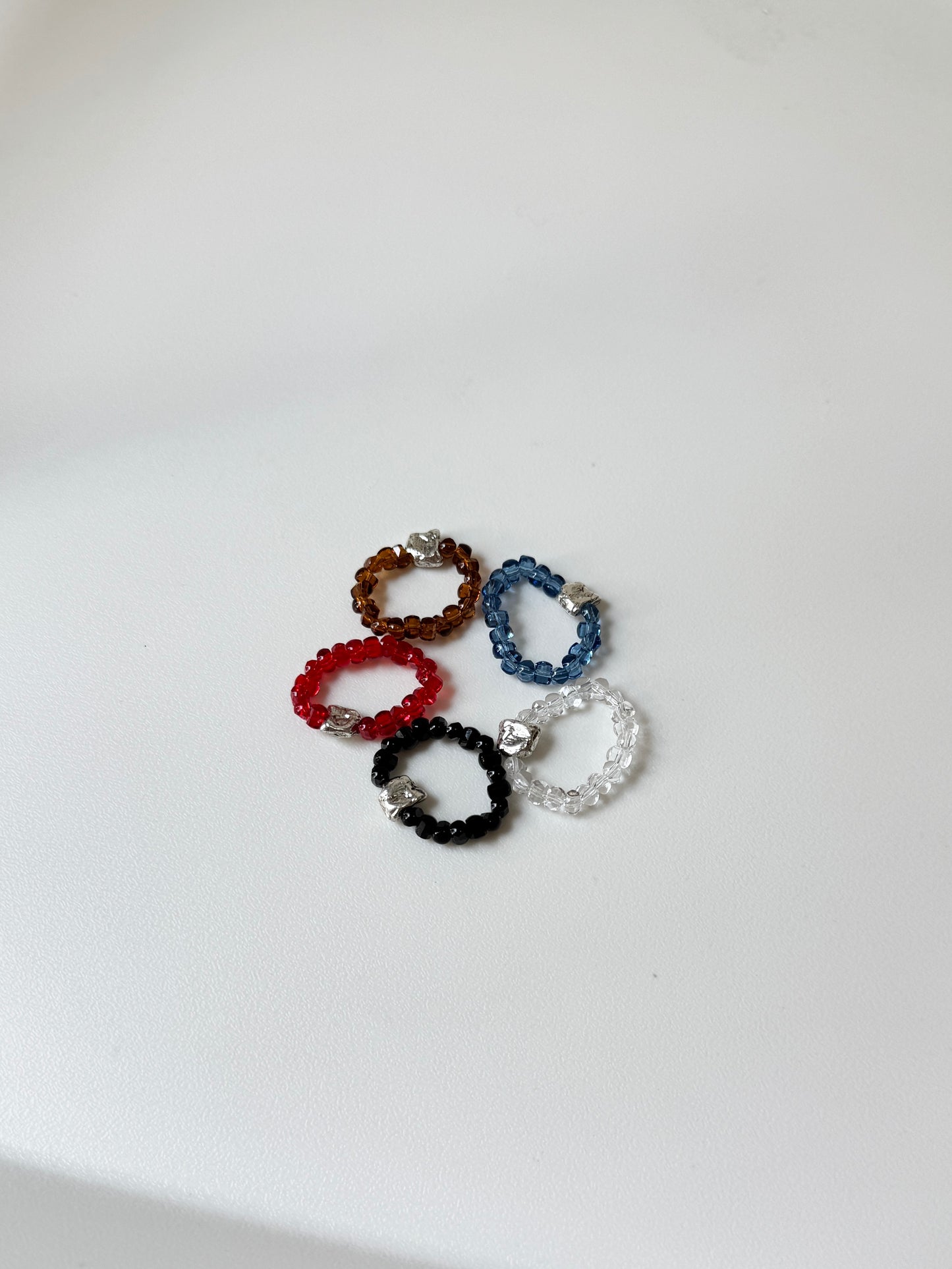 Must have⟡˖·質感碎石彩珠珠RING