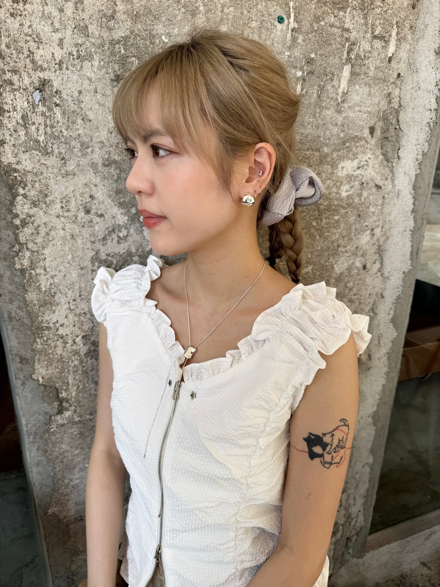 必買～方扣氣質感長頸鏈