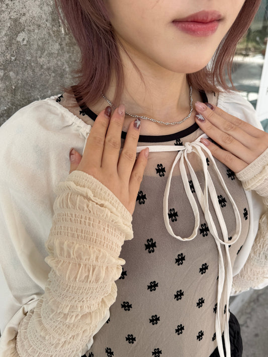 基本款 點點扭紋幼頸鏈