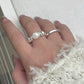 霧面感扭扭珍珠RING