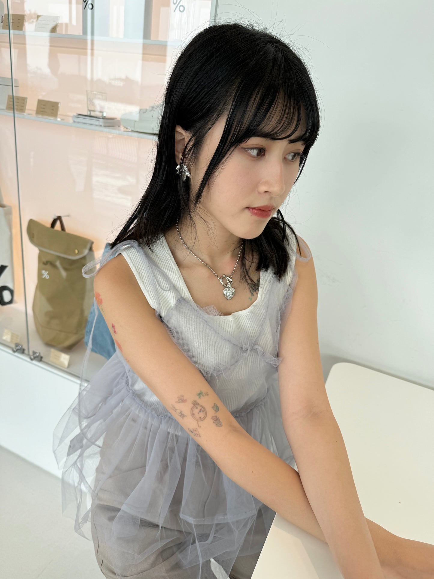 氣質～不規則霧面耳環