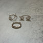低調暗刻紋RING
