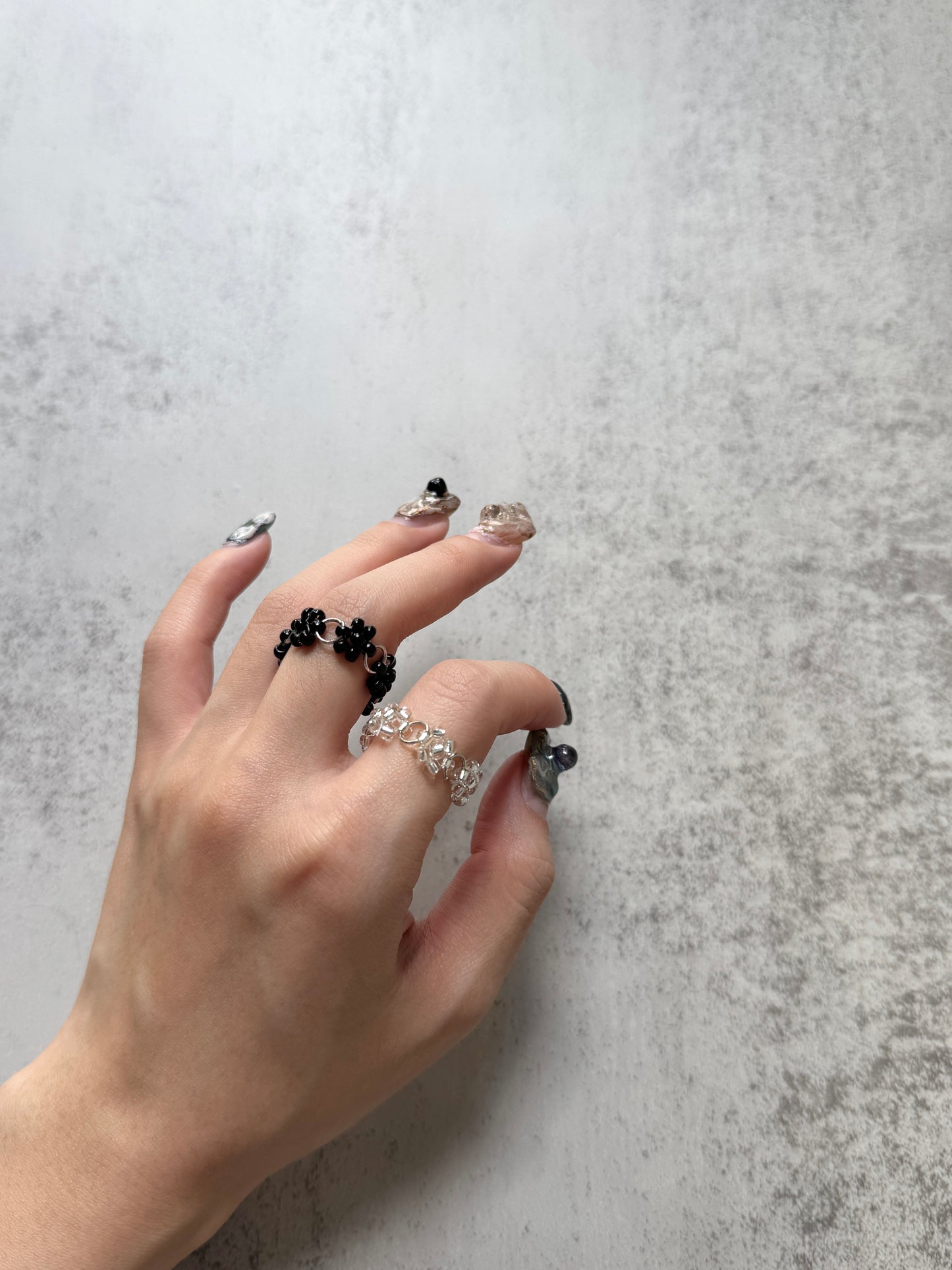 必買 韓製花花RING