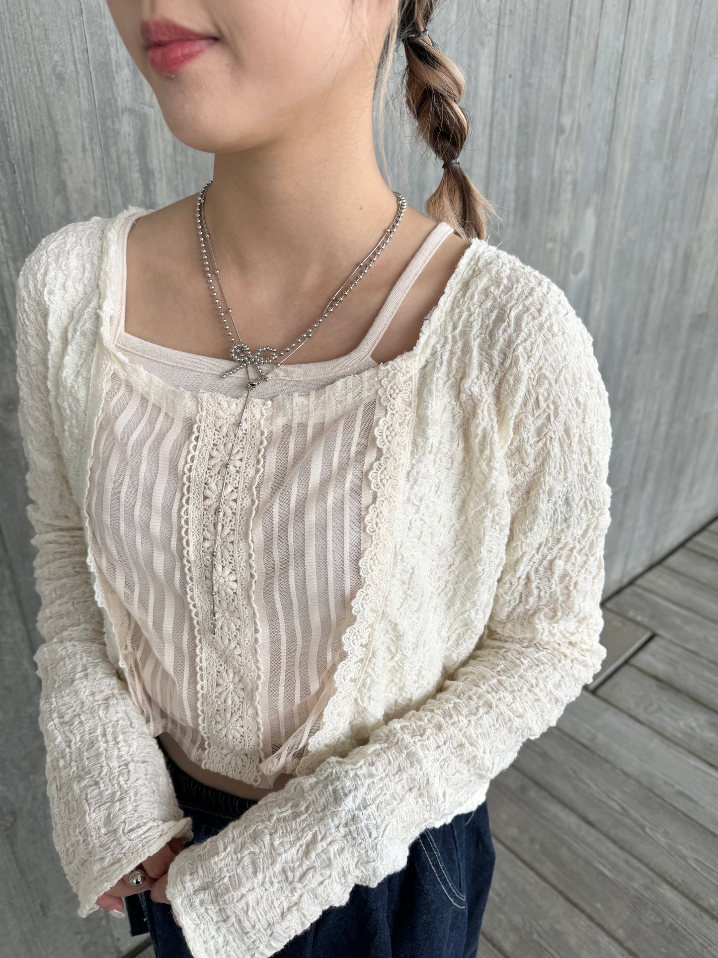 日系感幼點點長頸鏈（自由調長度）