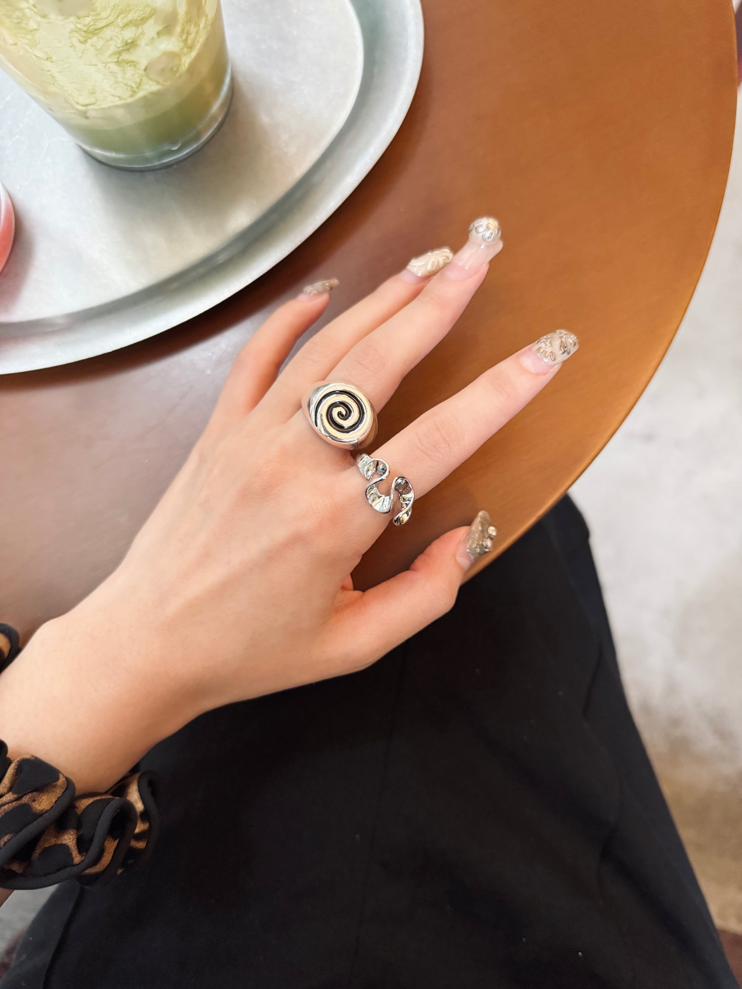 摺摺波浪RING