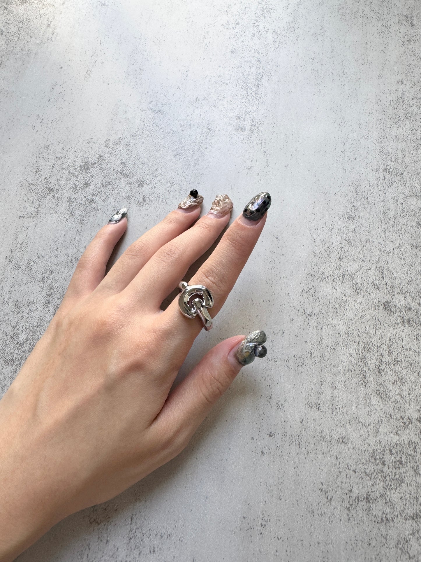 自留！C字形狀簡約RING