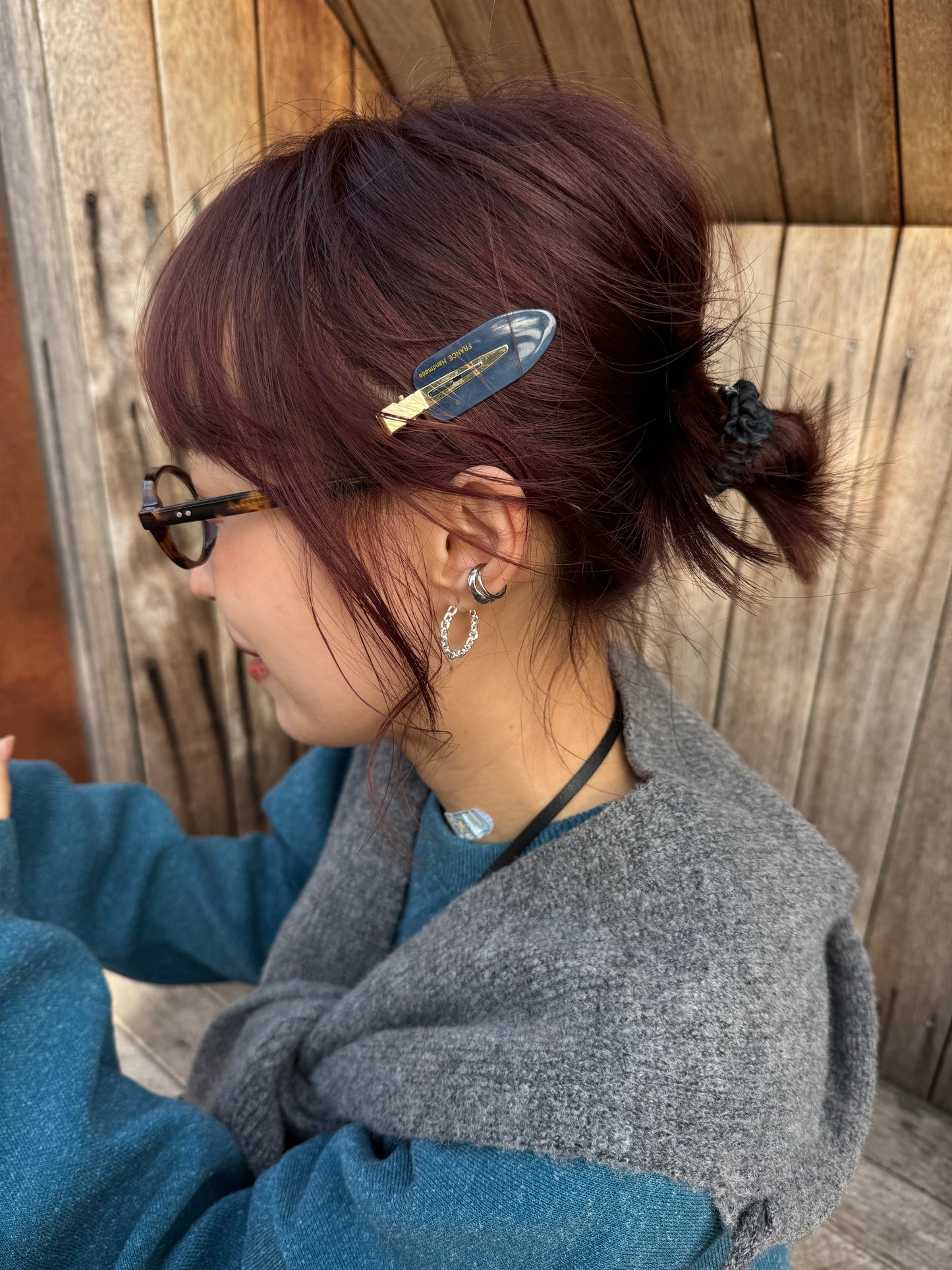 S925純銀/ 幼鏈半彎耳環