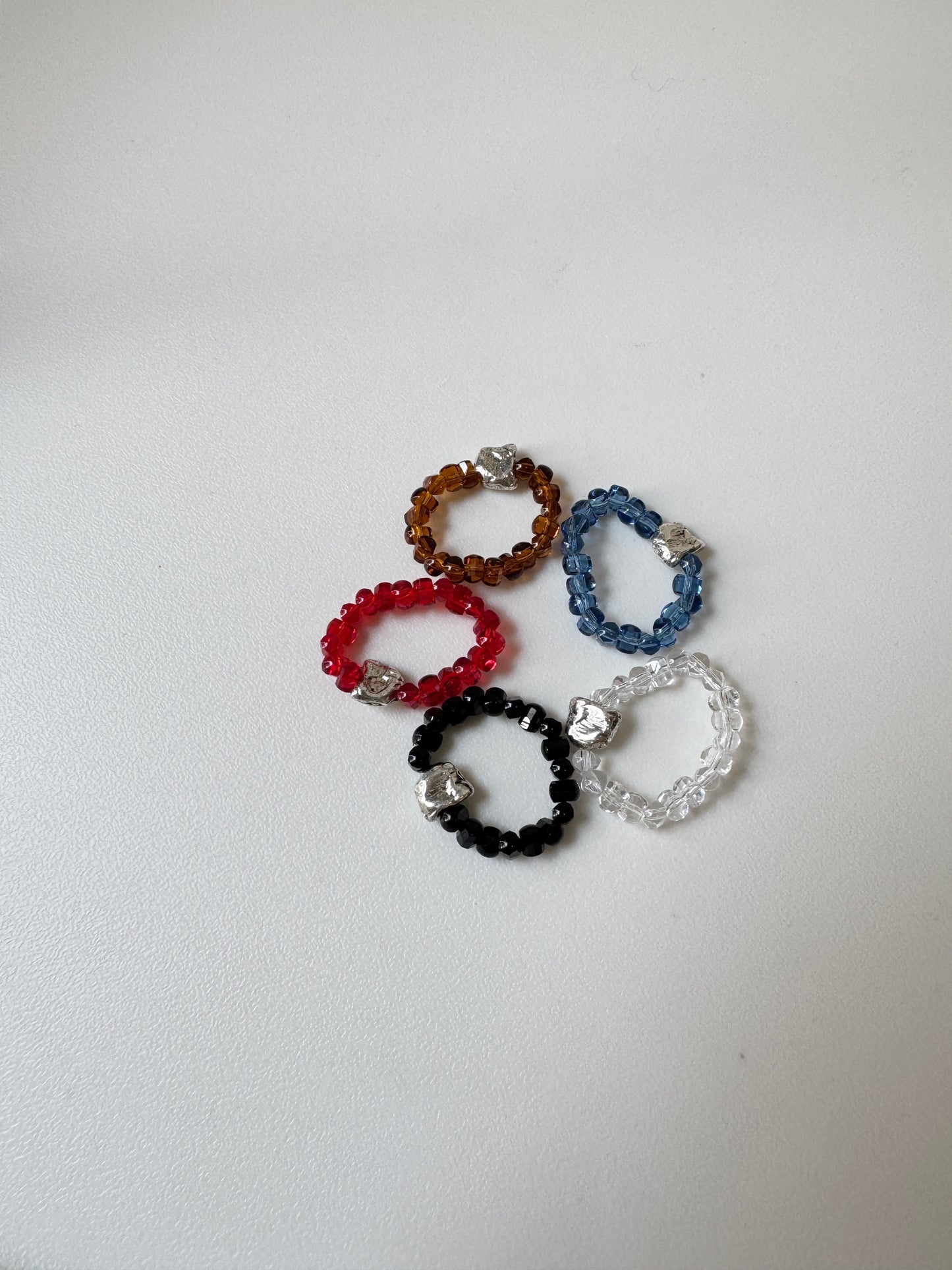 Must have⟡˖·質感碎石彩珠珠RING