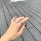雙層拼接簡約RING