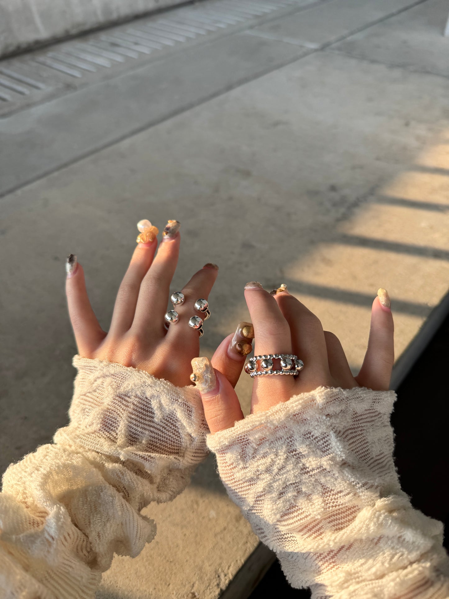 必買！！波波空框型開口RING