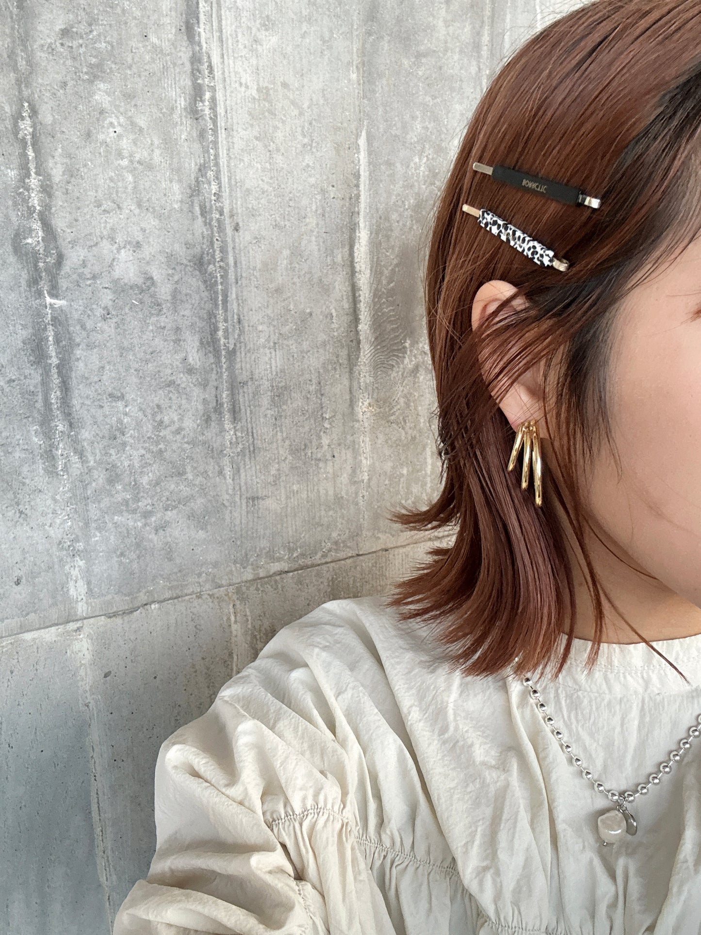 可愛拼色珍珠髮夾SET