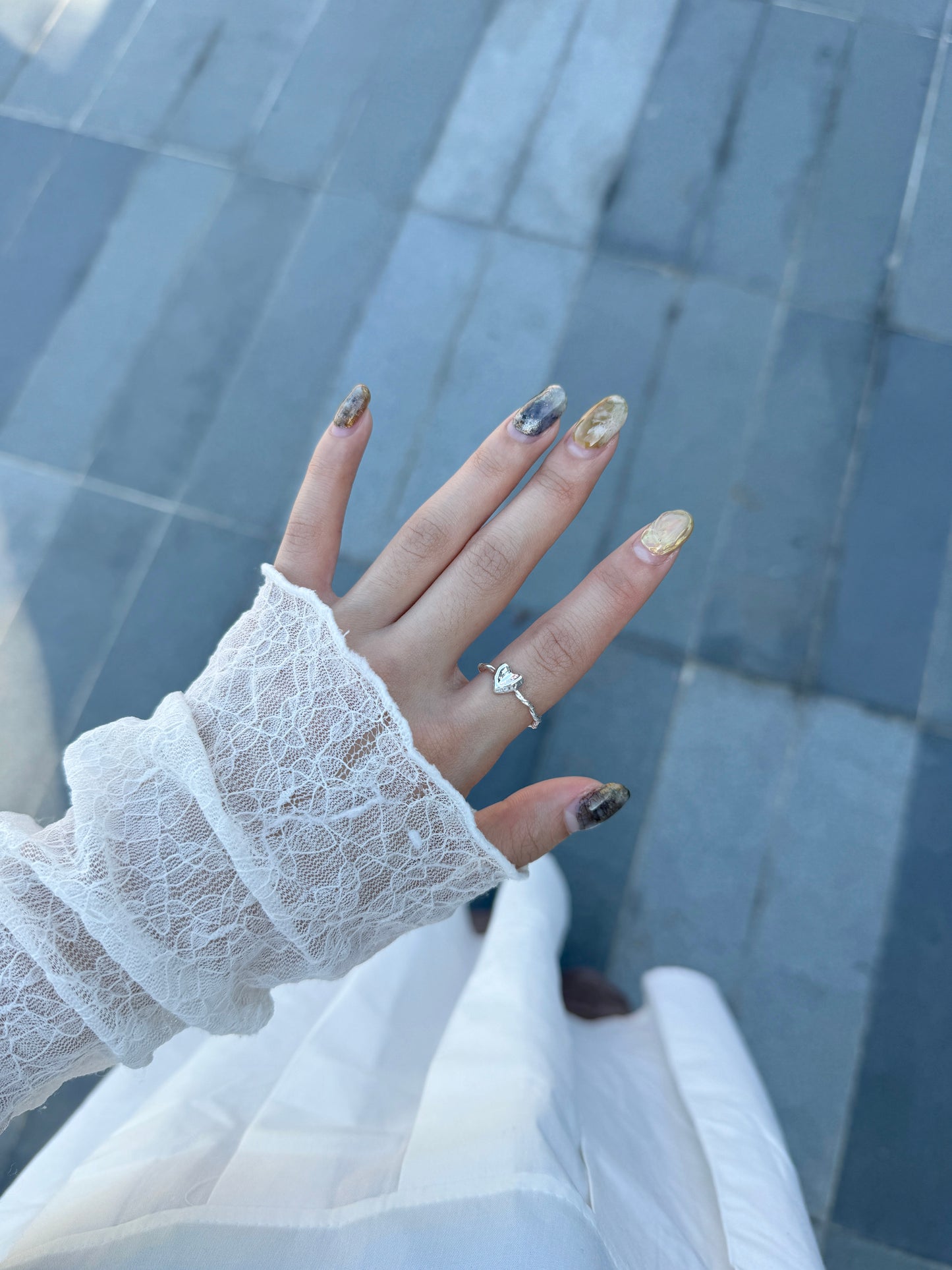 扭紋幼心心BASIC RING