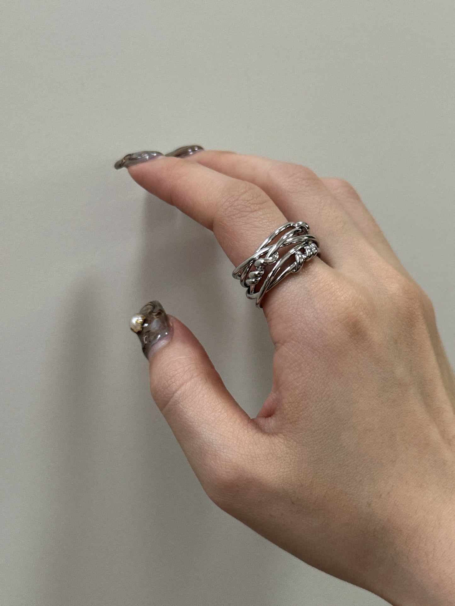 Basic橫條扣扣RING