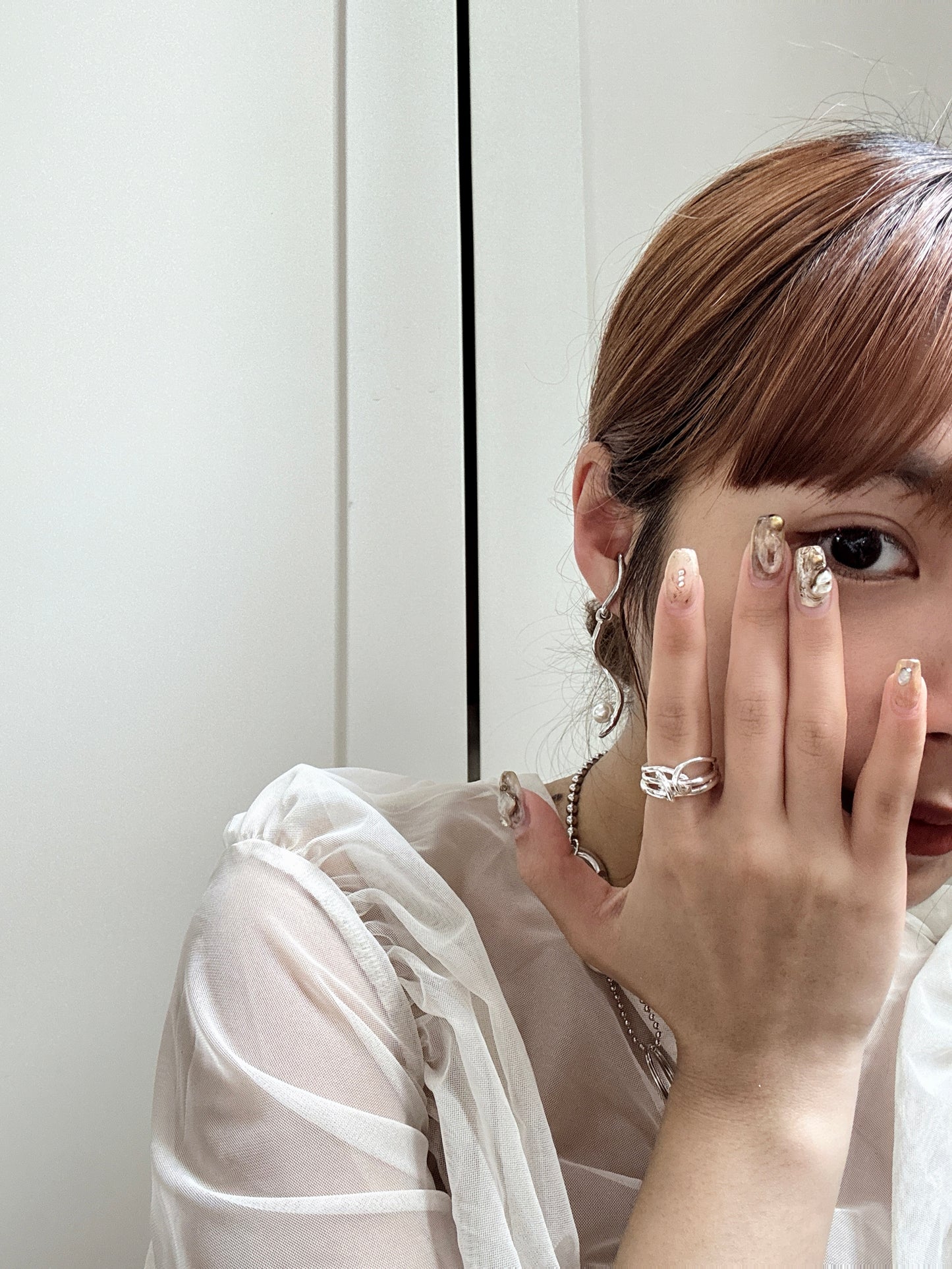 推！層次雙環扣戒指