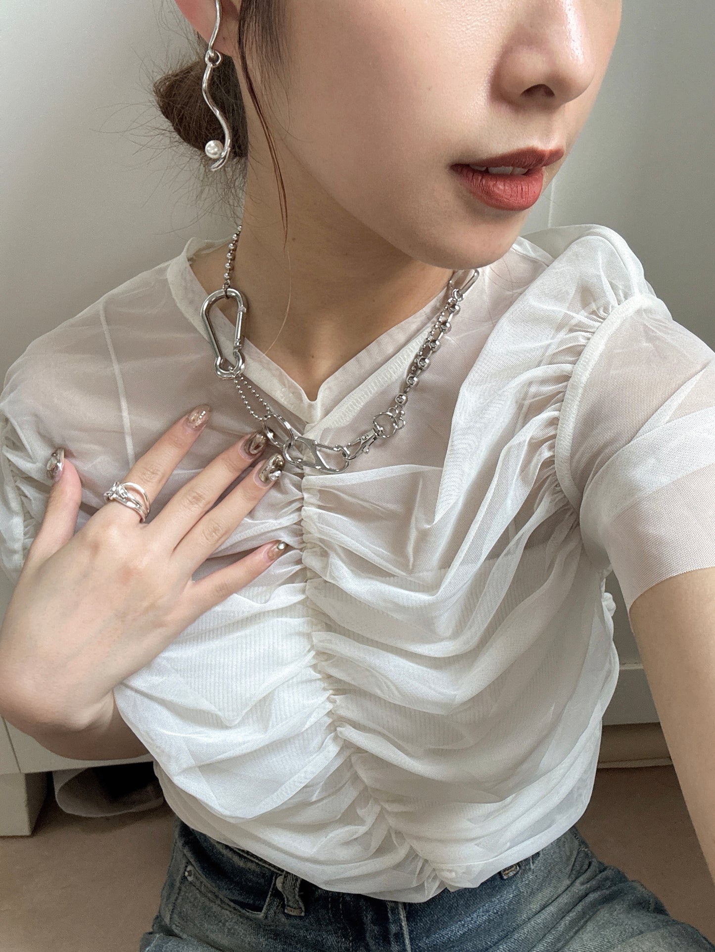 滿滿details 扣扣拼珠頸鏈