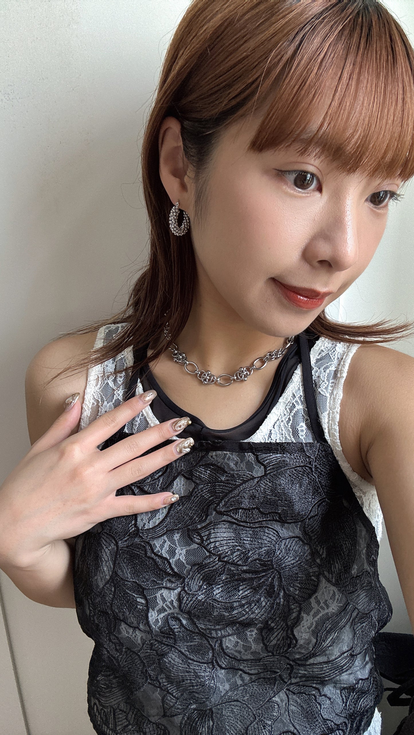 推！自留靚圓珠扣扣頸鏈