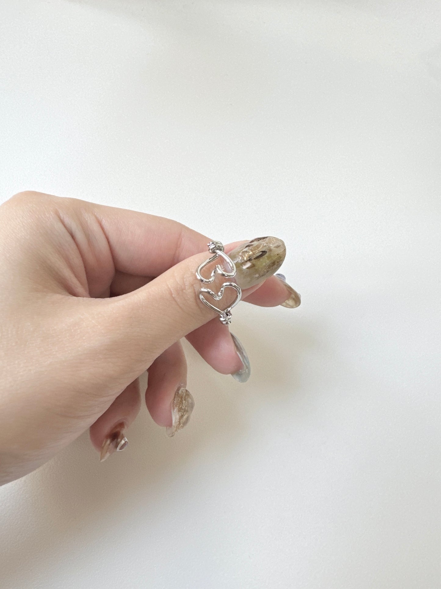 可微調SIZE! 雙心心RING