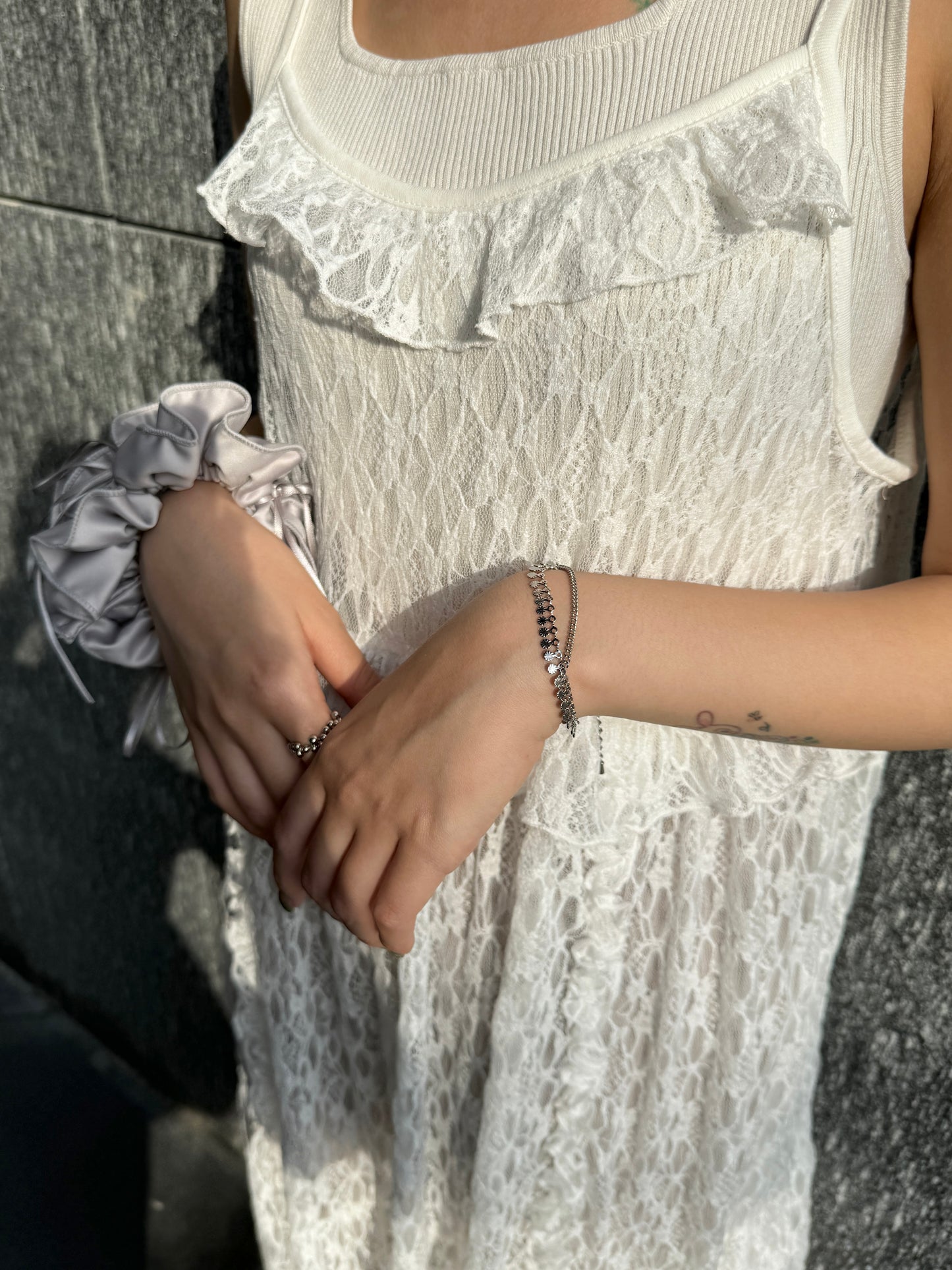 迷你小花層次手鏈