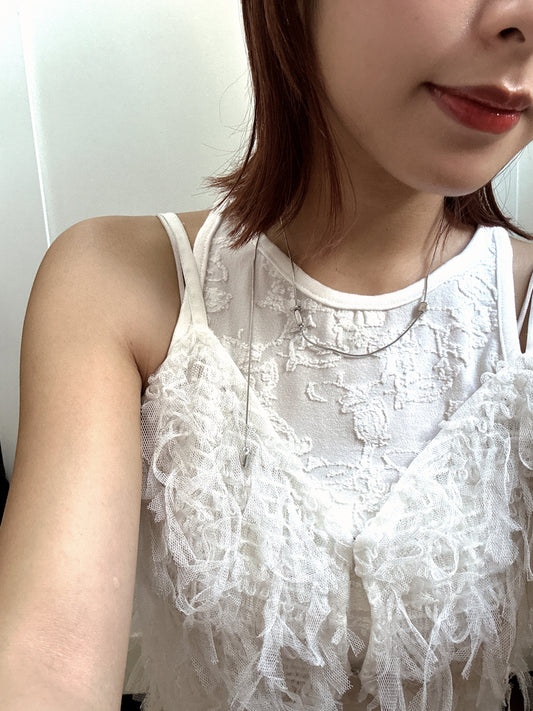 MUST HAVE ! 可調簡約不規則珠珠頸鏈