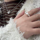 霧面感扭扭珍珠RING
