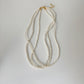 Layer pearl necklace