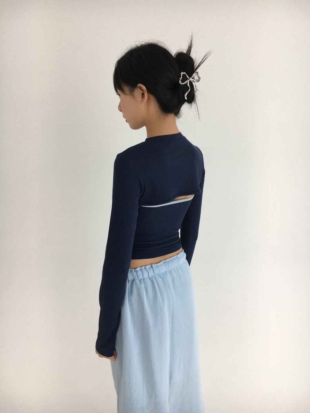 絲帶蝴蝶結髮夾