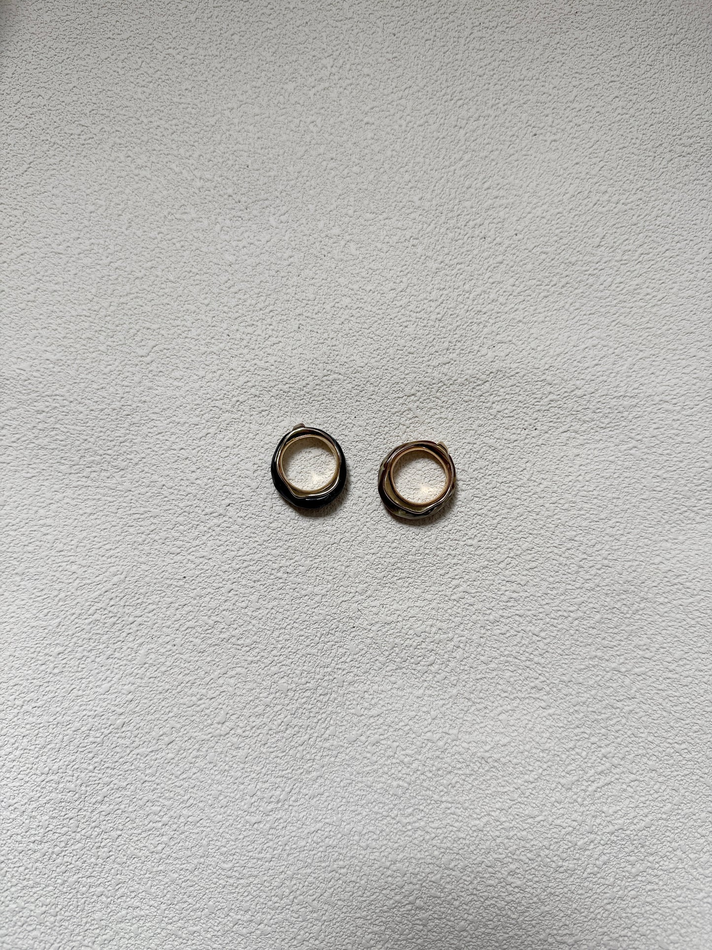 Vintage 暈染金邊RING