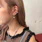 現貨⸜ ♡ ⸝層次扣扣珍珠吊鏈EARCUFF