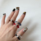 Must have⟡˖·質感碎石彩珠珠RING