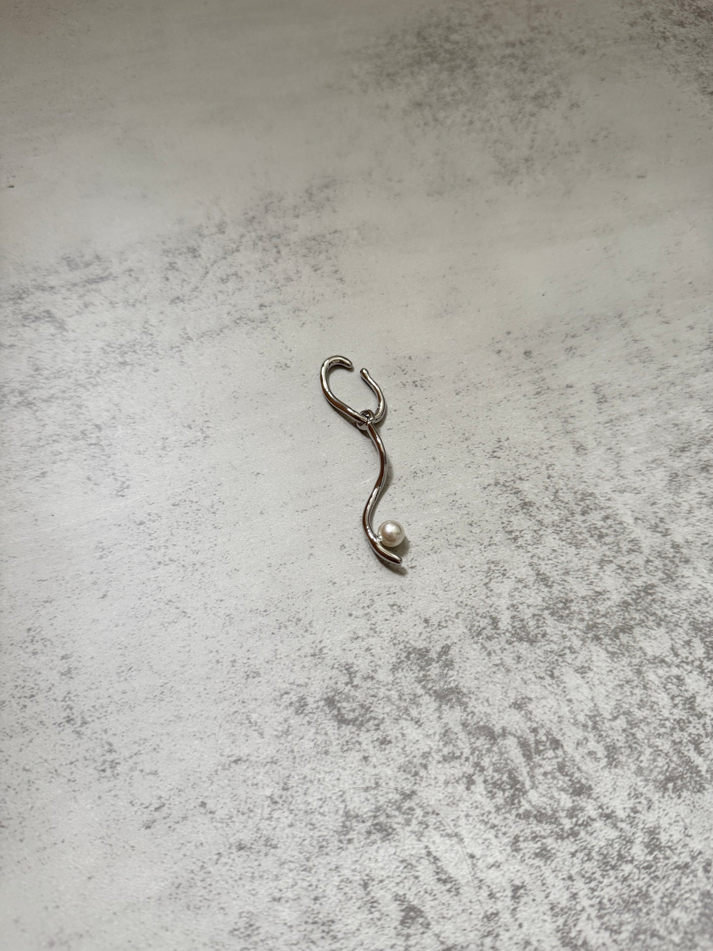 日系感 珍珠長EARCUFF