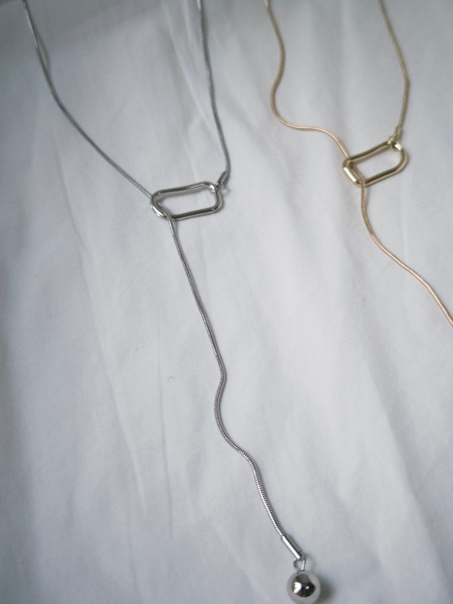 方框吊珠長頸鏈