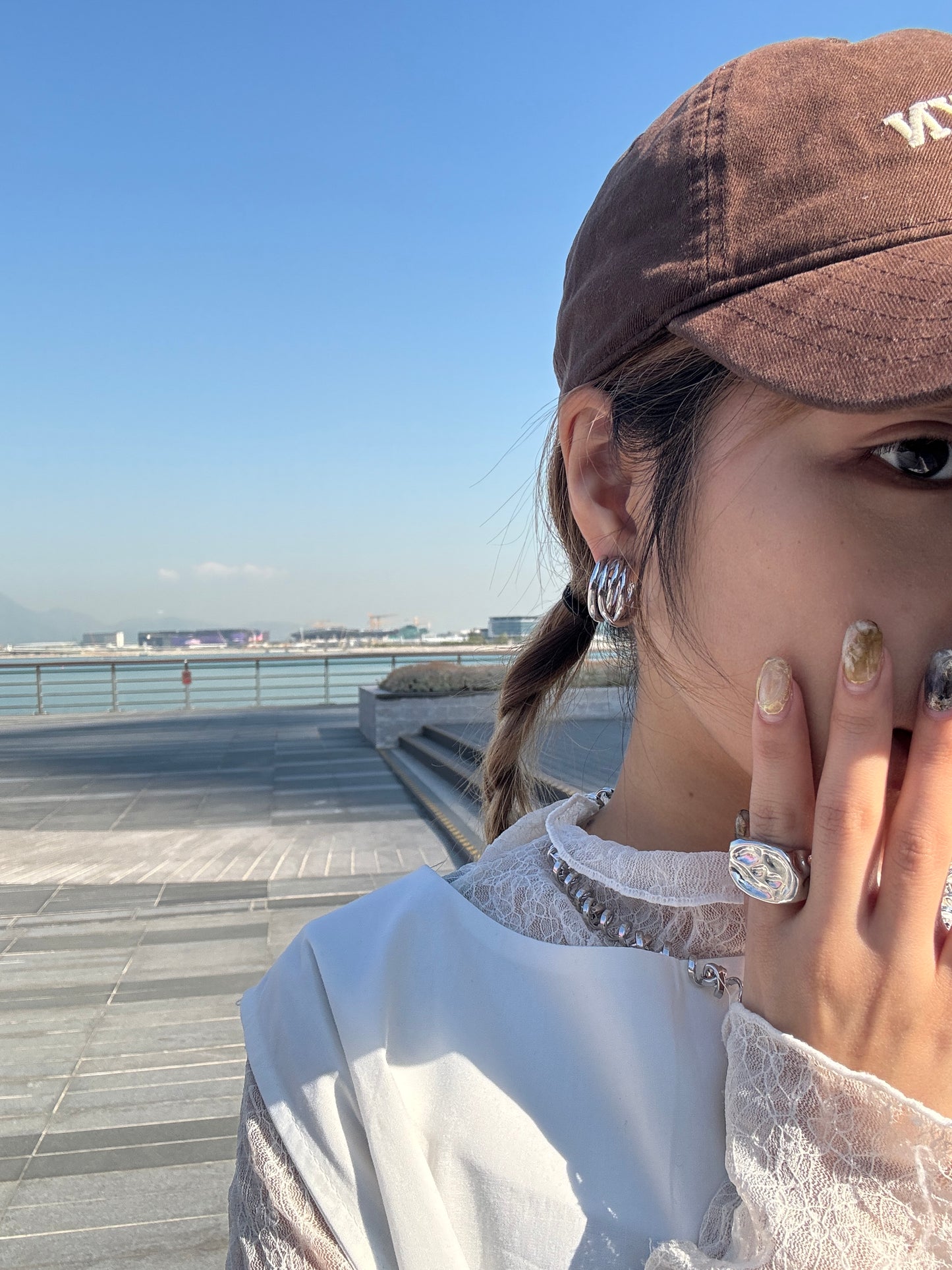 自留推薦款！百撘日常繞圈圈耳環