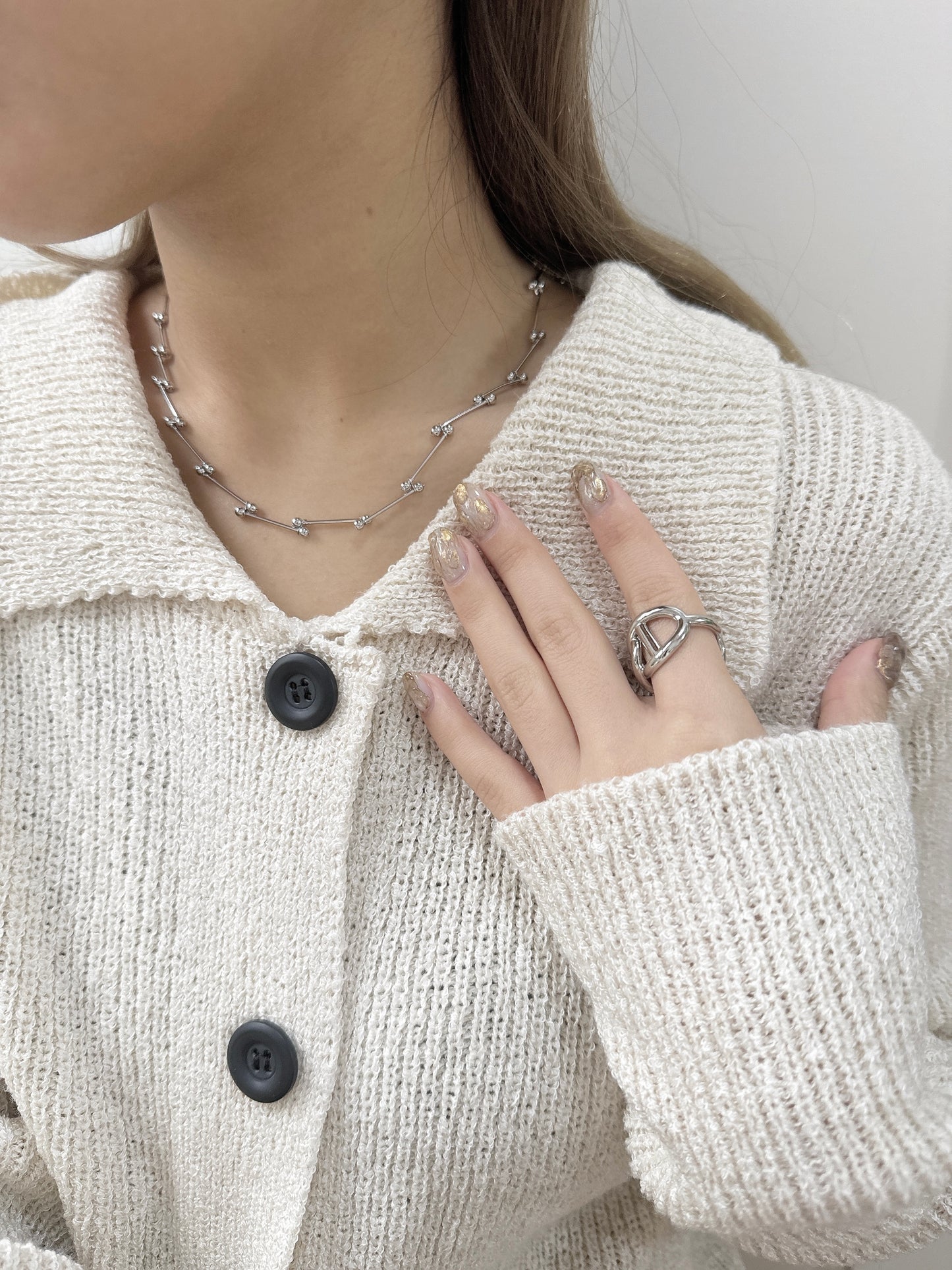 型一點的～粗字母交叉RING