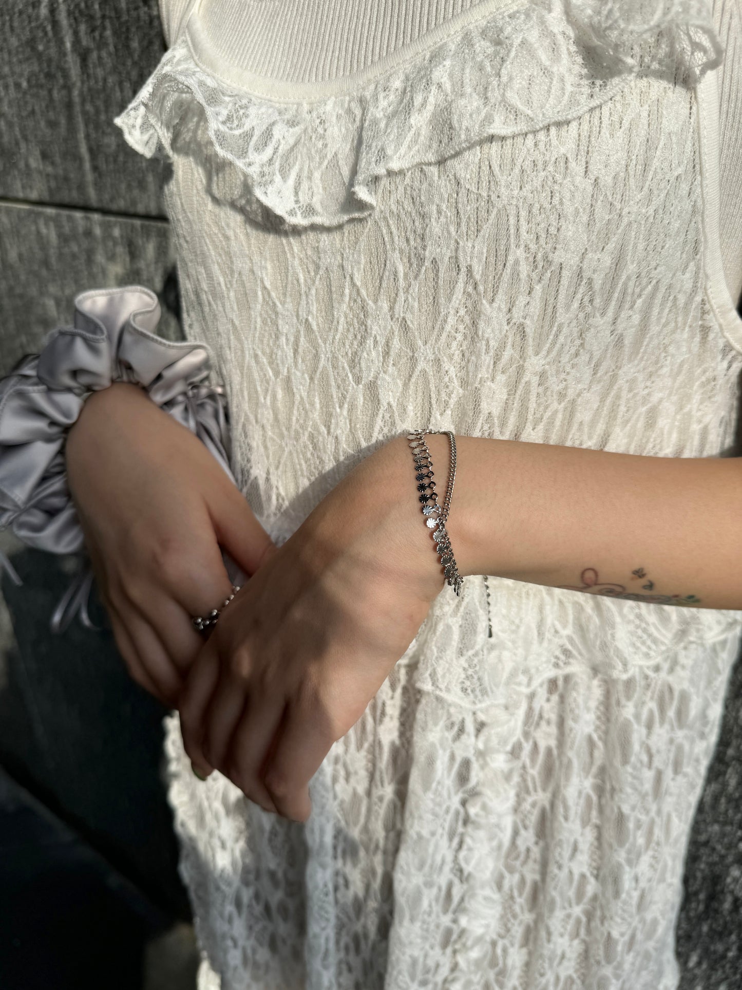 迷你小花層次手鏈