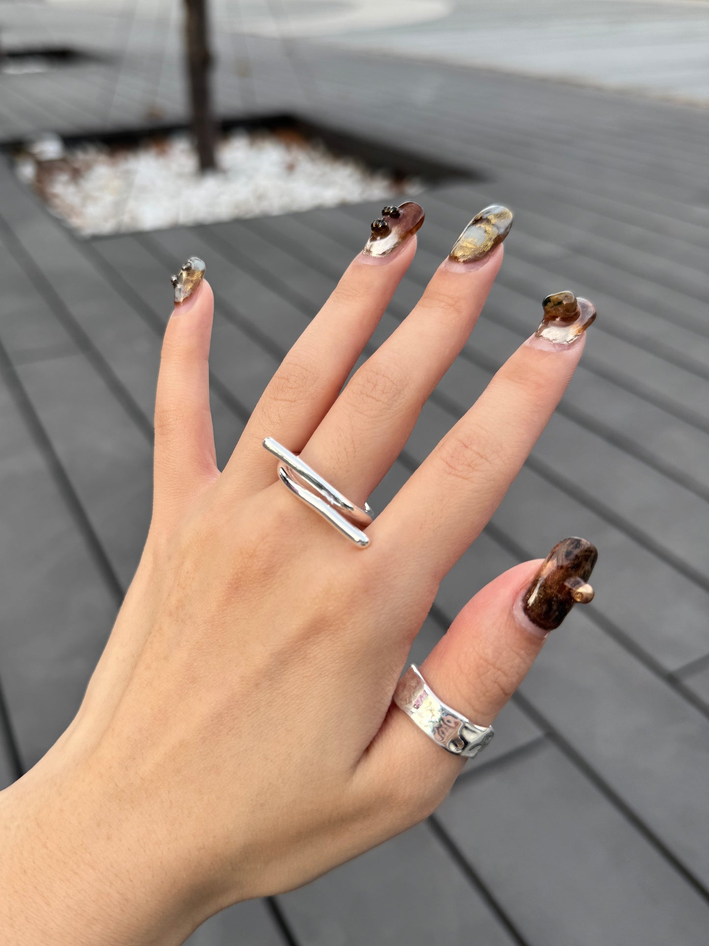 BASIC壓紋RING