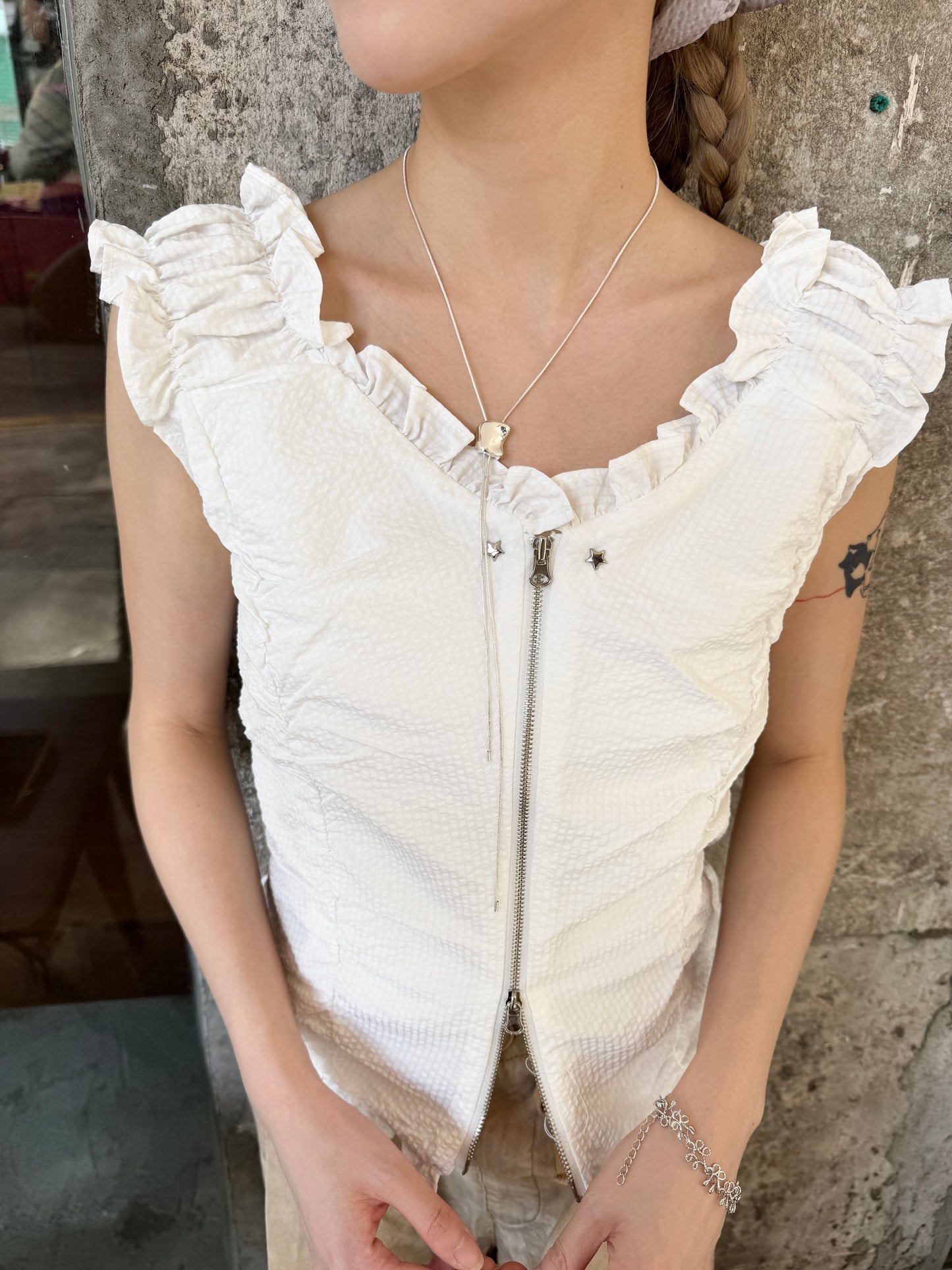 必買～方扣氣質感長頸鏈