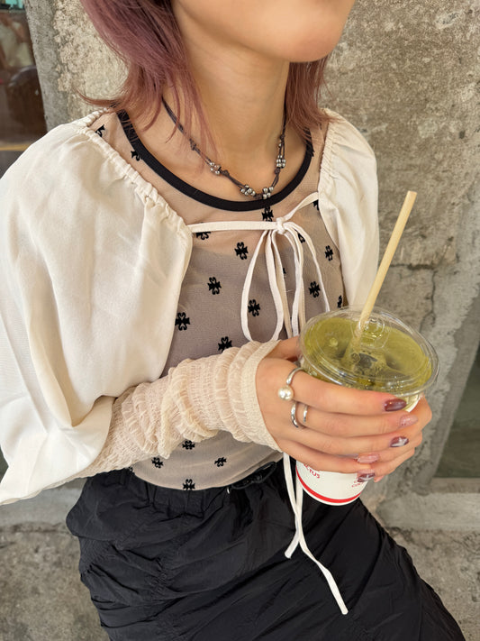 Ballball織線層次頸鏈